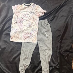 Nike Kids Matching Set - White and Gray